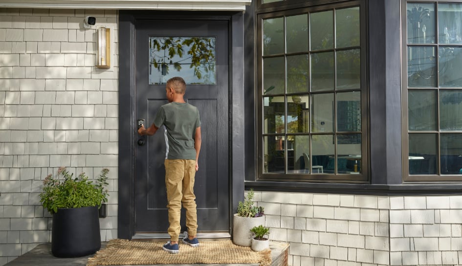 Vivint Smart Lock on home in Camden